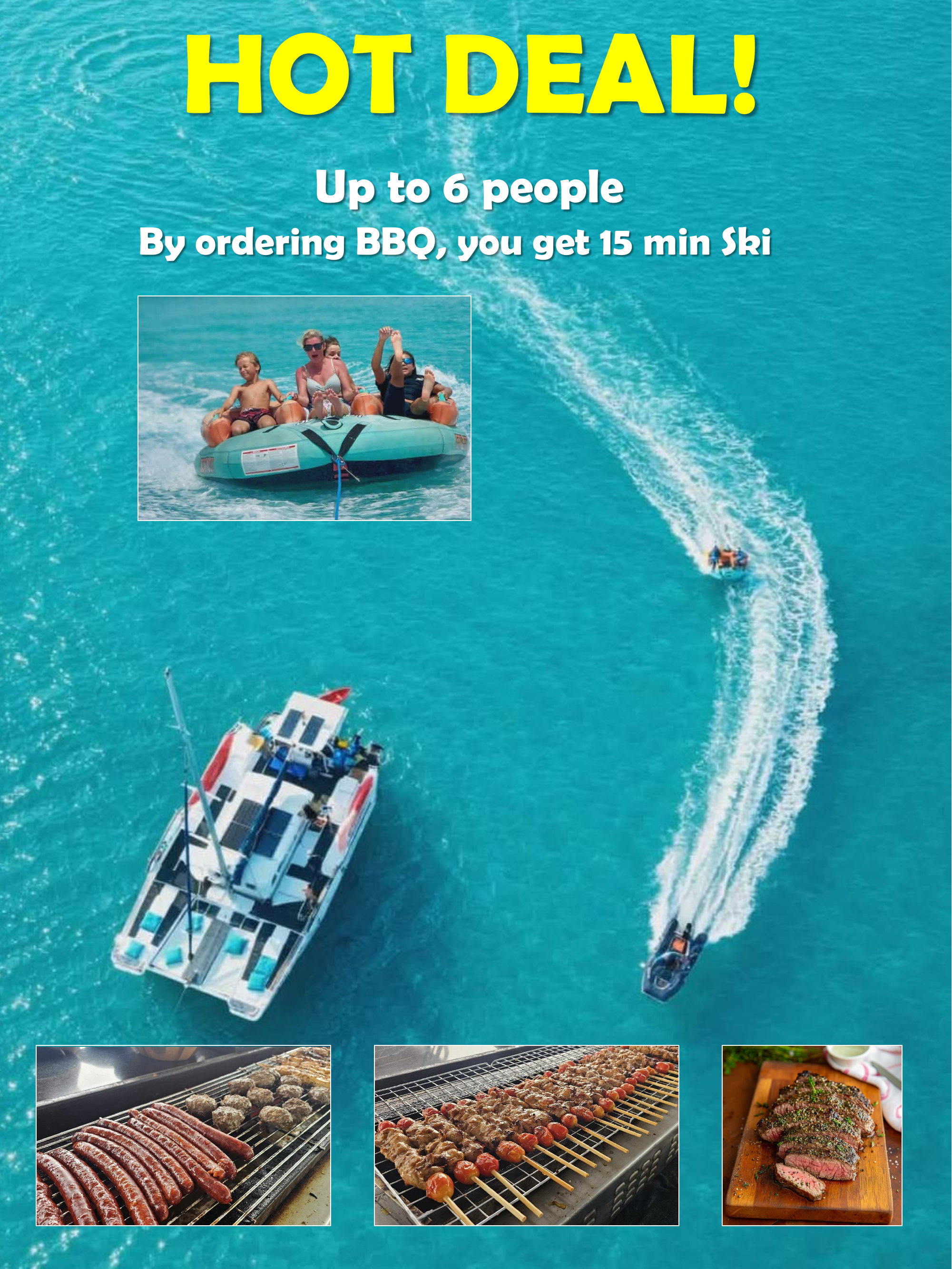 Hot deal 6 people with BBQ