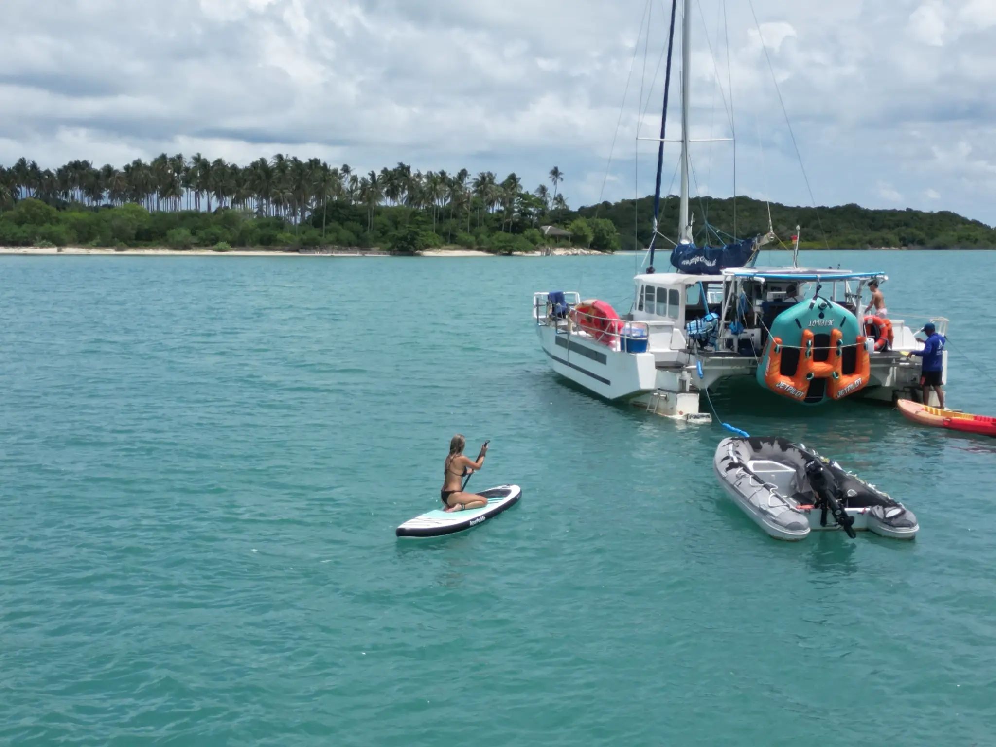 Crystal clear waters around Koh Samui